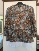 Neu Damen Shirt Bluse Leopardenmuster mit weißem Blusenbund Gr 42 Nordrhein-Westfalen - Bad Laasphe Vorschau