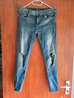 Jeans Zara Basic z1975 Denim blau mit cut outs Wurster Nordseeküste - Cappel Vorschau
