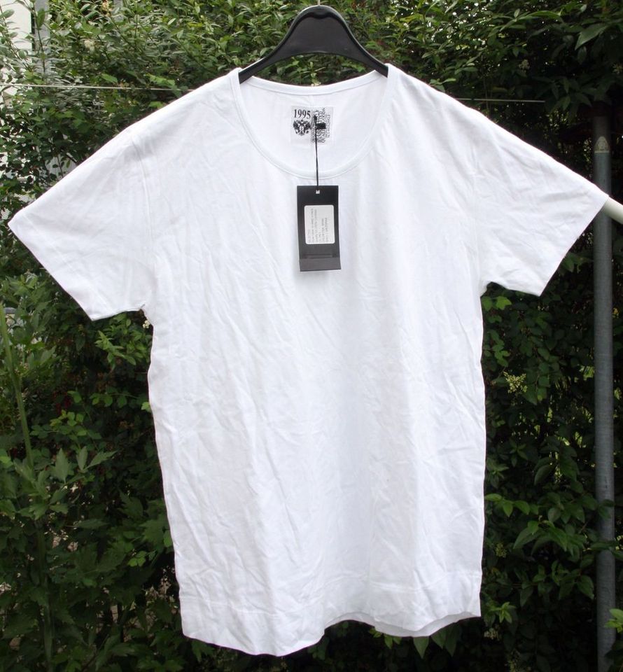 T-Shirt von Selected 1995, ohne Aufdruck, Grösse L, Weiss in Paderborn