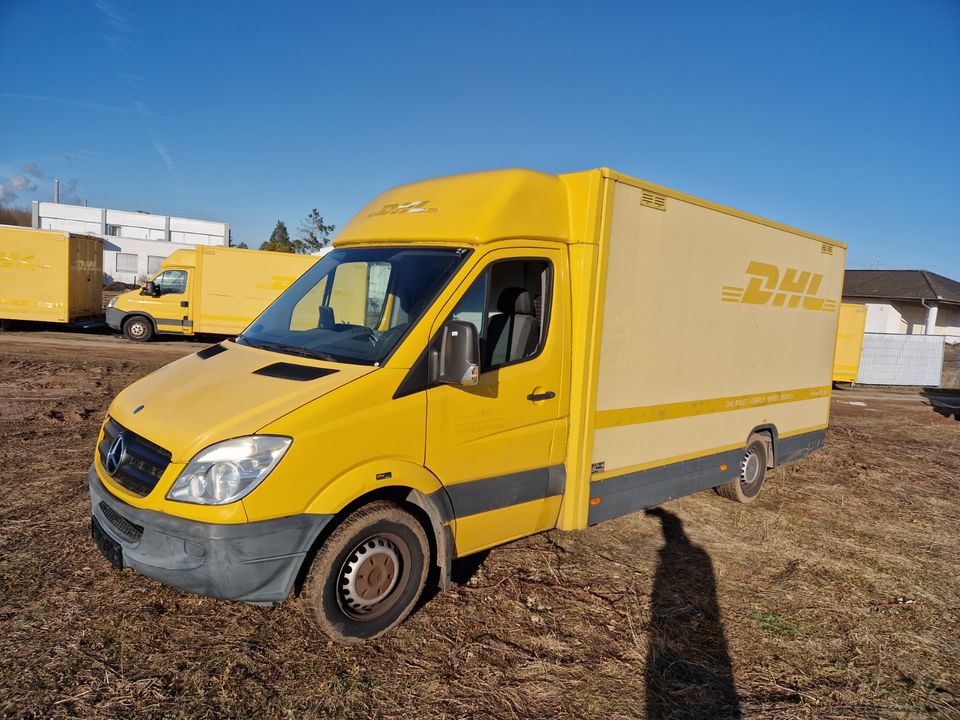 ❤️Achtung AKTIONVERKAUF am 31.05.2024 ❤️ Mercedes Sprinter ❤️Nähe FFM Frankfurt am Main ❤️  Postkoffer Camping gelb Post LKW in Hainburg