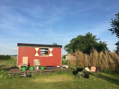 Bauwagen, Tinyhouse, Schäferwagen, Gartenhaus, Atelier, Wohnwagen in Linnich