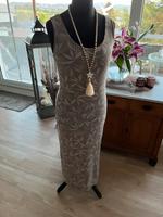 Chices langes stretchige Kleid von Bonprix Cappuccino 40/42 Bayern - Durach Vorschau