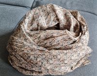 TUCH - STOLA beige mit Allover-Kleeblatt-Motiv - 100%Baumwolle Leipzig - Connewitz Vorschau