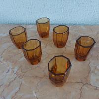 6 Jugendstil 8x facettierte bömische Vodka/Schnaps Gläser Hessen - Nauheim Vorschau