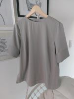 NEU edle Bluse Shirt greige H&M matt glänzend Hessen - Offenbach Vorschau