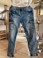 Jungen Jeans Cargojeans Batik Optik mit Gummibund Gr. 164 Rheinland-Pfalz - Idar-Oberstein Vorschau