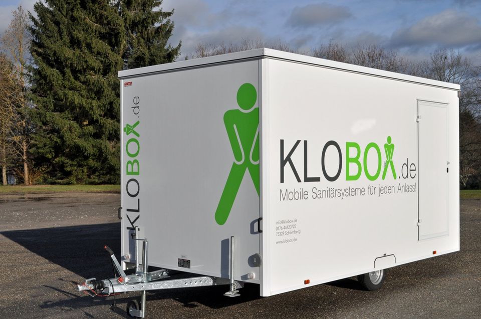 Toilettenwagen || Klowagen zu VERMIETEN || KLOBOX 610 in Schömberg b. Württ