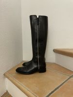 Hochwertige Damen Stiefel Reitstiefel Leder schwarz 38,5 Bayern - Schechen Vorschau