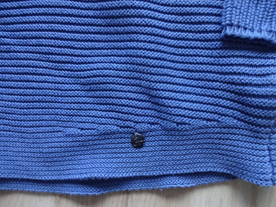 Golléhaug Strick Pulli Rollkragen Pullover L 46 blau langarm TOP! in Pforzheim