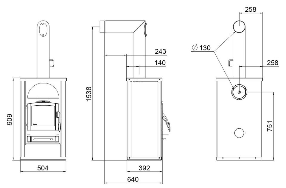 7 KW Kaminofen - NEU ab 1599,--€   auch mit Speckstein erhältlich in Alzenau