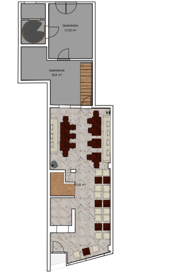 Sehr lukratives und modernisertes Café mit großer Betreiberwohnung in bester Lage von Zell (Mosel) in Zell (Mosel)