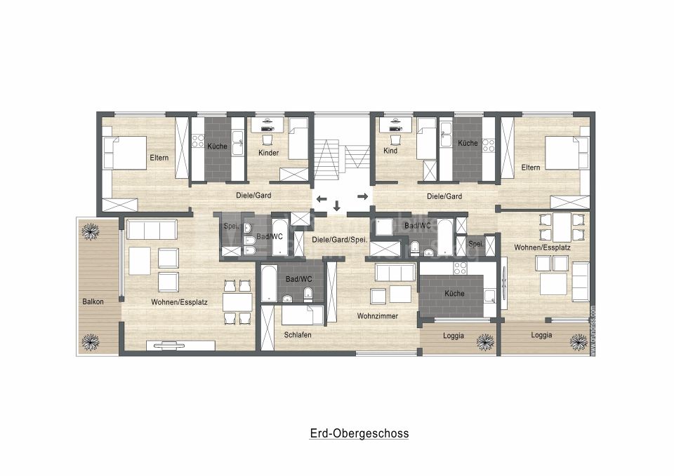 8-Parteienhaus mit weiterem Bebauungsmöglichkeiten in Troisdorf-Sieglar! in Troisdorf