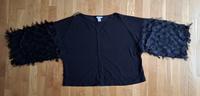 Schwarzes Damen-Shirt mit wunderschönen Ärmel - H&M - Gr. 42 Baden-Württemberg - Lörrach Vorschau