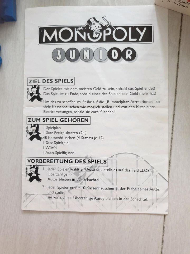 Monopoly Junior von 1996!!! in Schladen