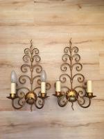 SET aus 2 Kerzenleuchter Wand Leuchter aus Metall Gold Optik TOP Bayern - Freilassing Vorschau