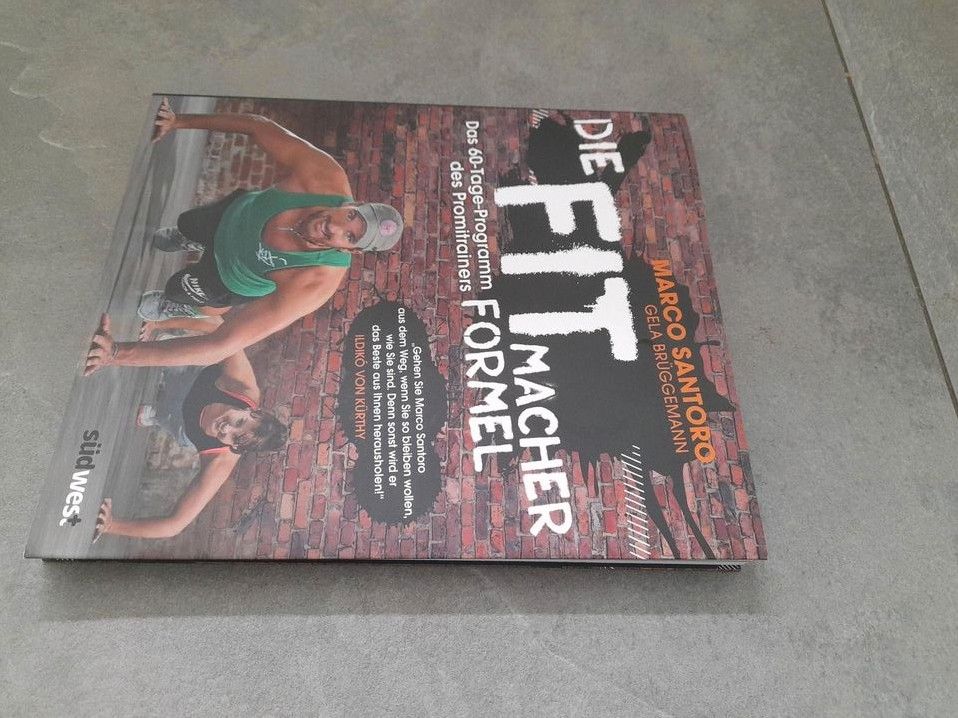 Die Fit Macher Formel Marco Santoro Kochbuch.Fitnessbuch.TOP in Ludwigsburg