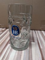 Bierkrug aus Glas - Hofbräuhaus München - 1 Liter Bayern - Burgthann  Vorschau