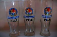 3 x Martinsbräu Pils Glas, Spessart Bierglas mit Füllstrich 0,2 Baden-Württemberg - Mosbach Vorschau