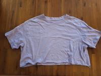 Crop Top T-Shirt kurz lila FSBN Sister Gr. S Bayern - Fichtelberg Vorschau
