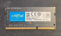 Crucial 4GB DDR3 Arbeitsspeicher / DDR3L-1866 SODIMM Hessen - Schauenburg Vorschau