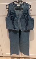 Jeans set ungetragen hose+blaser(Weste) S/M top  wie Zara set Huchting - Grolland Vorschau