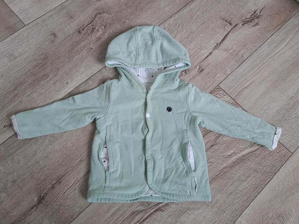 Wendejacke Noppies 62 mint weiß Sterne in Demmin