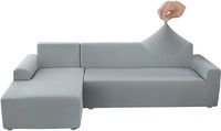 Sofa Überwürfe 2+3 Sitzer Set für L-Form Sofa - Rauchgrau Schleswig-Holstein - Bad Oldesloe Vorschau