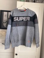 Superdry Pullover sweater grau schwarz Niedersachsen - Rieste Vorschau