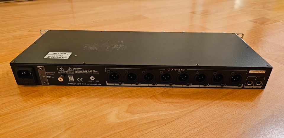 SM Pro Audio DI8E aktive DI Box Stereo Mixer Klinke XLR 1 HE in Neuhaus