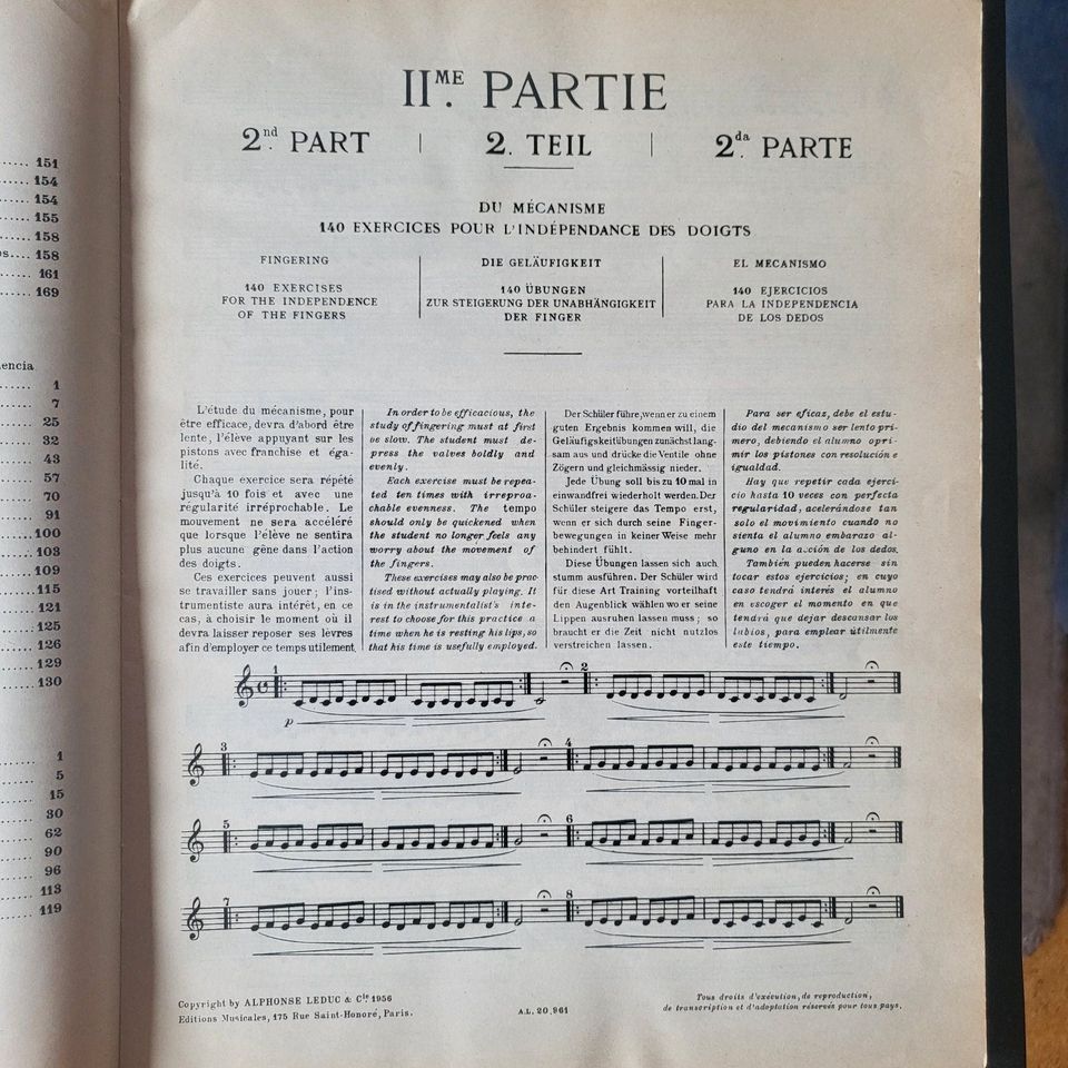 ARBAN Schule 2,Jahre 1956 Trompete, Flügelhorn, Tenorhorn, Cornet in Werneck