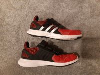 adidas Sport-/Hallenschuhe Größe 32 rot/schwarz unisex Schleswig-Holstein - Kropp Vorschau