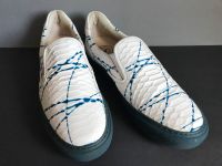 Gino-B 40 Luxus Premium Sneaker weiß-blau Luxury Portugal fw.neu Kreis Ostholstein - Scharbeutz Vorschau