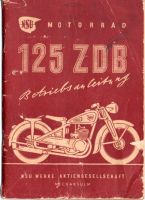 NSU 125 ZDB Betriebsanleitung 1950 Handbuch Baden-Württemberg - Schopfheim Vorschau