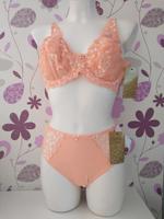 Spitzen BH-Set Größe 85B+42/L apricot Duisburg - Friemersheim Vorschau