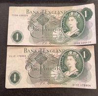 Bank of England 2x 1 Pound Elizabeth Hessen - Karben Vorschau