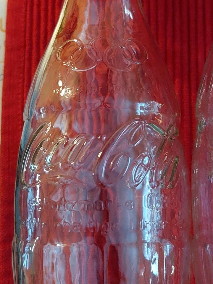 Coca-Cola Glasflaschen Olympiade 1996 Atlanta USA in Alsbach-Hähnlein