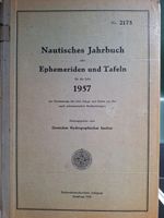 Antiquarisch, Nautisches Jahrbuch 1957 Schleswig-Holstein - Kiel Vorschau