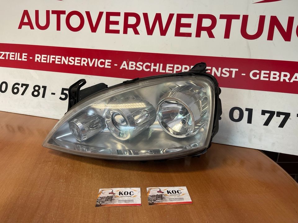 Opel Corsa C Scheinwerfer links 4421136L in Idar-Oberstein