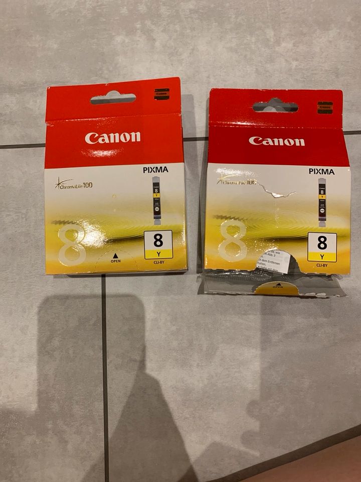 Druckerpatronen Canon Pixma 8 - verschiedene Farben in Salzwedel