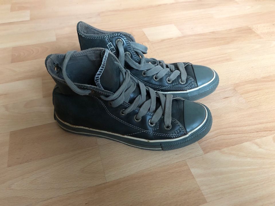 Converse Hi Sneaker Blau Leder und HIP Creme Gr.36 wie Neu in Gummersbach