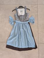 Dirndl mit Schürze in blau/braun von Wenger in Größe 34 Bayern - Geretsried Vorschau