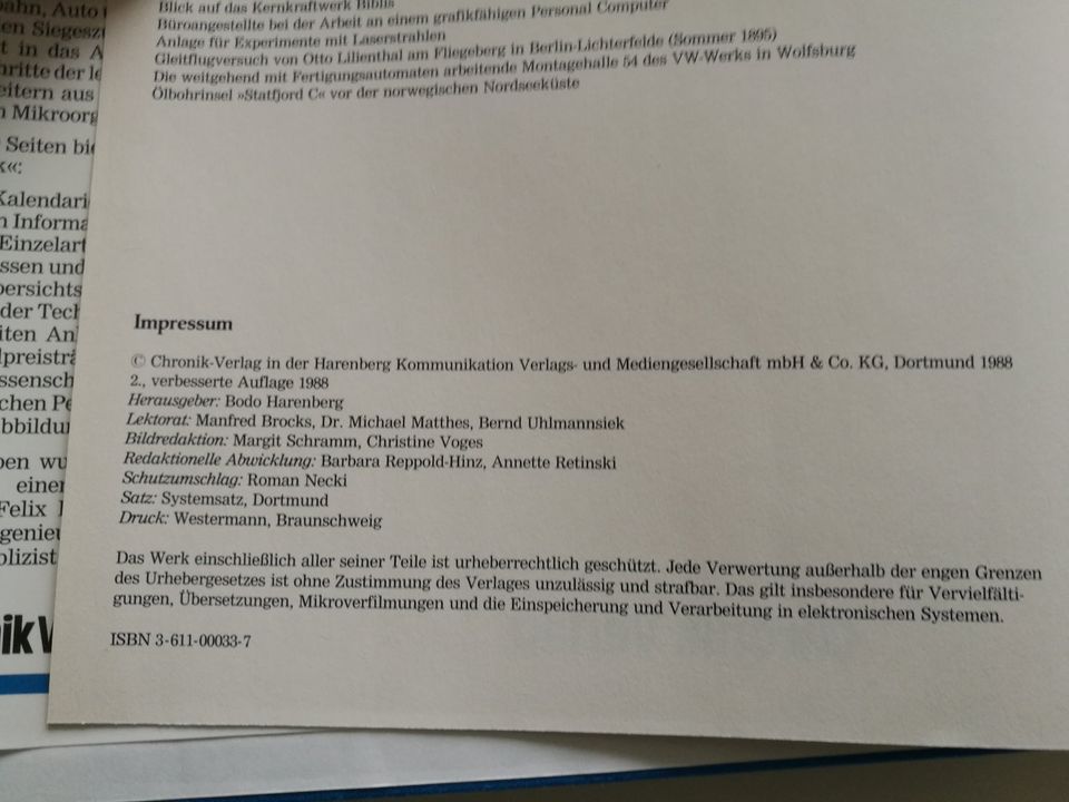 Chronik der Technik ISBN: 3-611-00033-7 Lexikon in Bad Schönborn