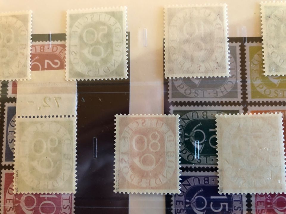 Briefmarkensammlung BRD postfrisch ab 1949-1969 Top mit Attest in Alzenau