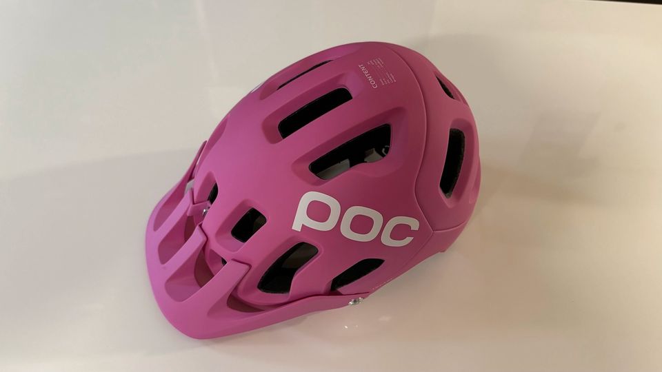 Neuwertiger POC Tectal Fahrradhelm pink/matt, Größe 51-54 (XS) in Hasselroth