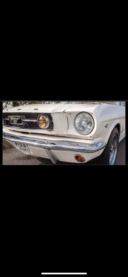 Mustang als Hochzeitsauto mieten - schickes weißes Cabrio mit V8 in Pirna