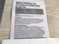 BMM Z4 Roadster 2.5i Automatik Leder erst 63000KM Schleswig-Holstein - Kropp Vorschau