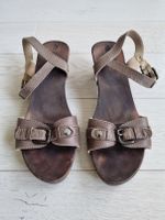 SOFTCLOXS / Clogs / Sandalen / Größe 40 / grau / Leder Niedersachsen - Bad Eilsen Vorschau