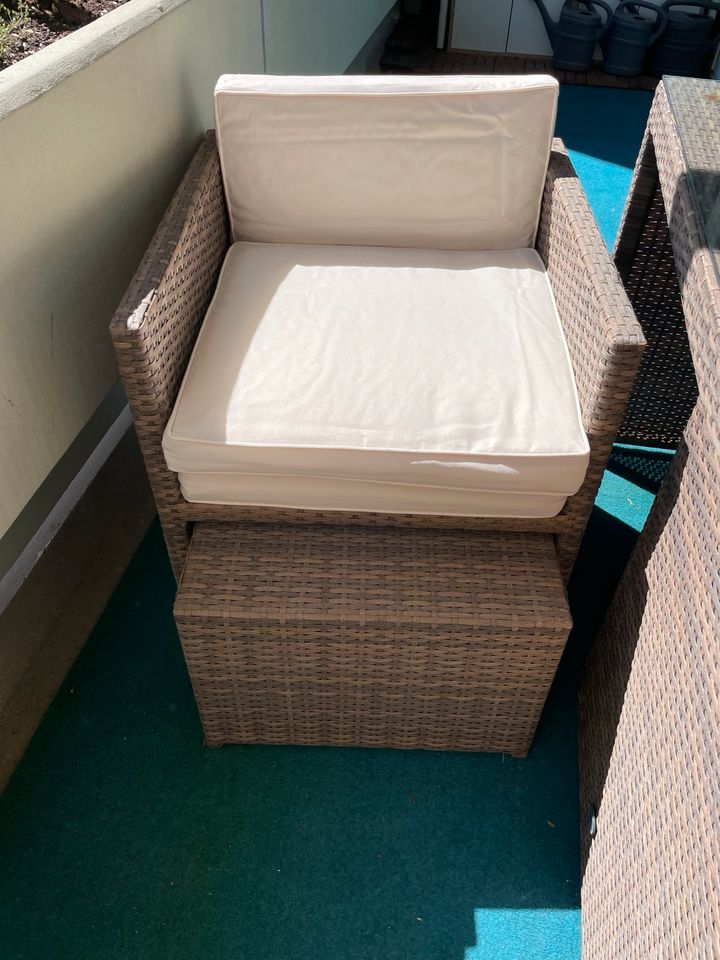 Balkonmöbel/Lounge Set für 4 Personen in Geretsried