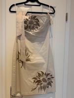 Kleid beige mit braunen Blumen, eng anliegend, trägerlos Berlin - Westend Vorschau