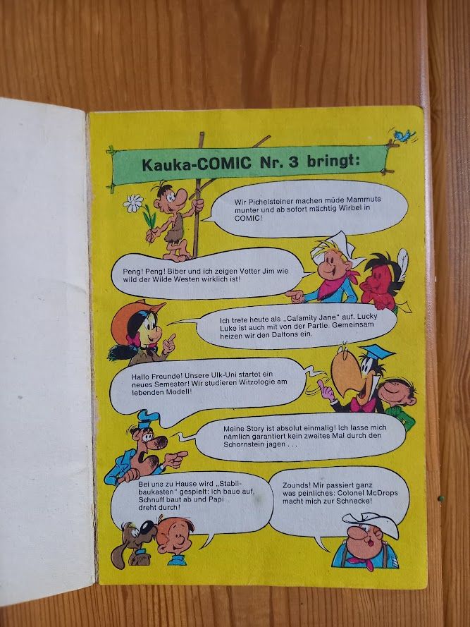 KAUKA COMIC Taschenbuch Nr.3, GEVACUR 1970, in Hann. Münden